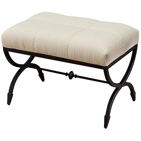 Talin Bench with Metal Base